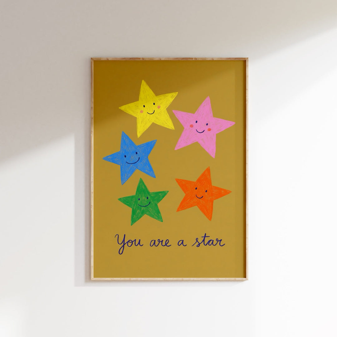 You Are a Star (Mustard) Print