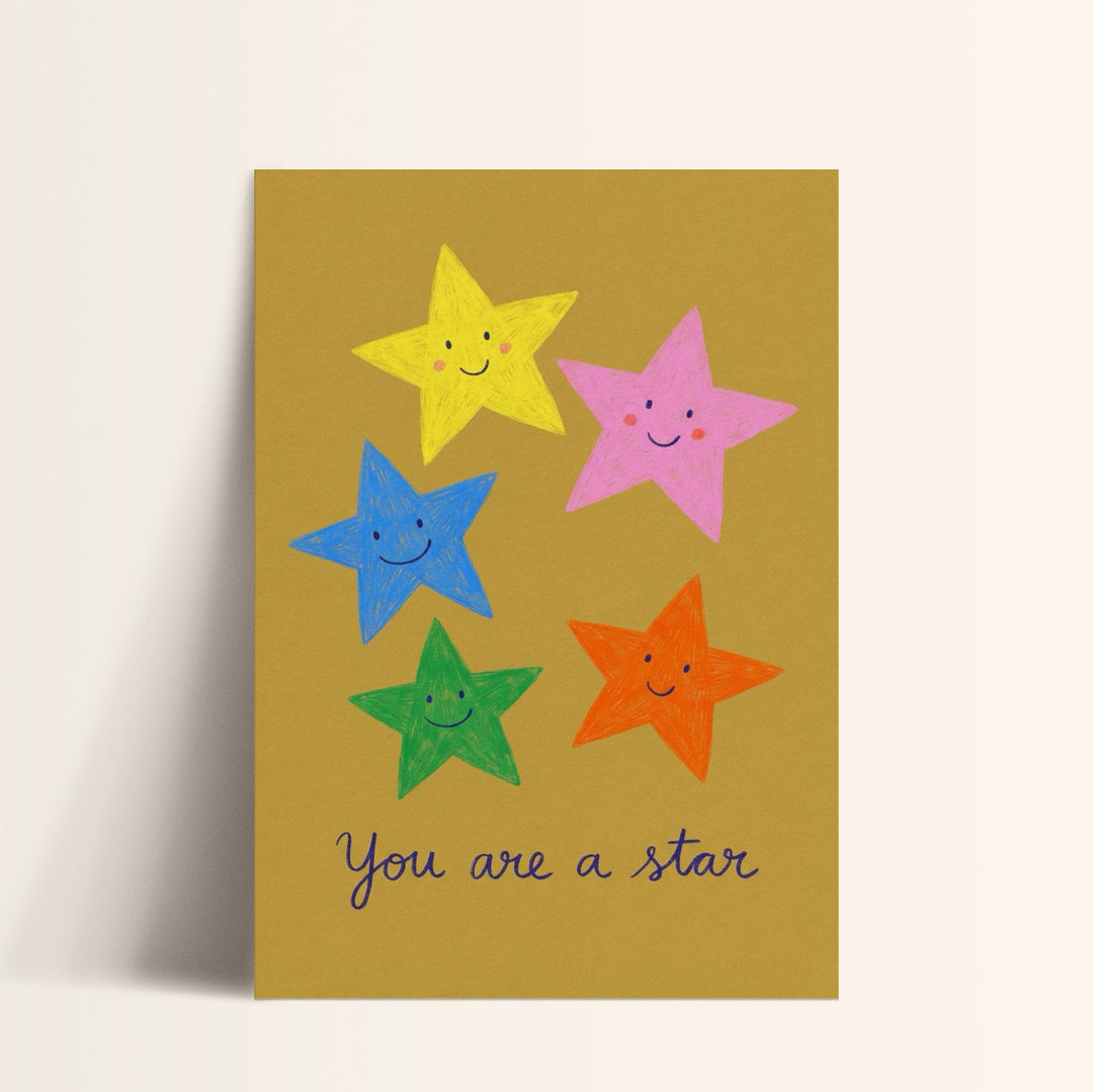 You Are a Star (Mustard) Print