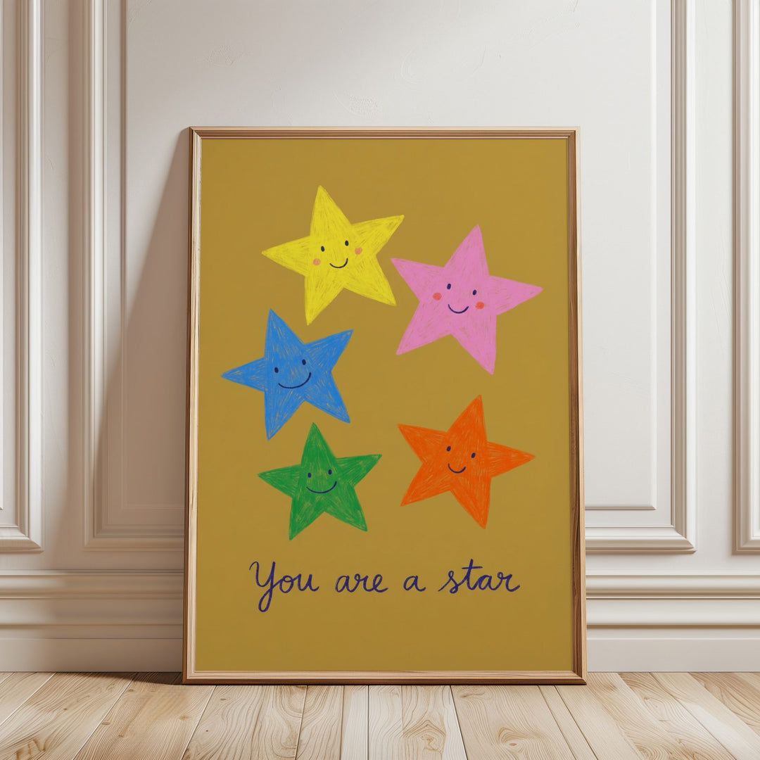 You Are a Star (Mustard) Print