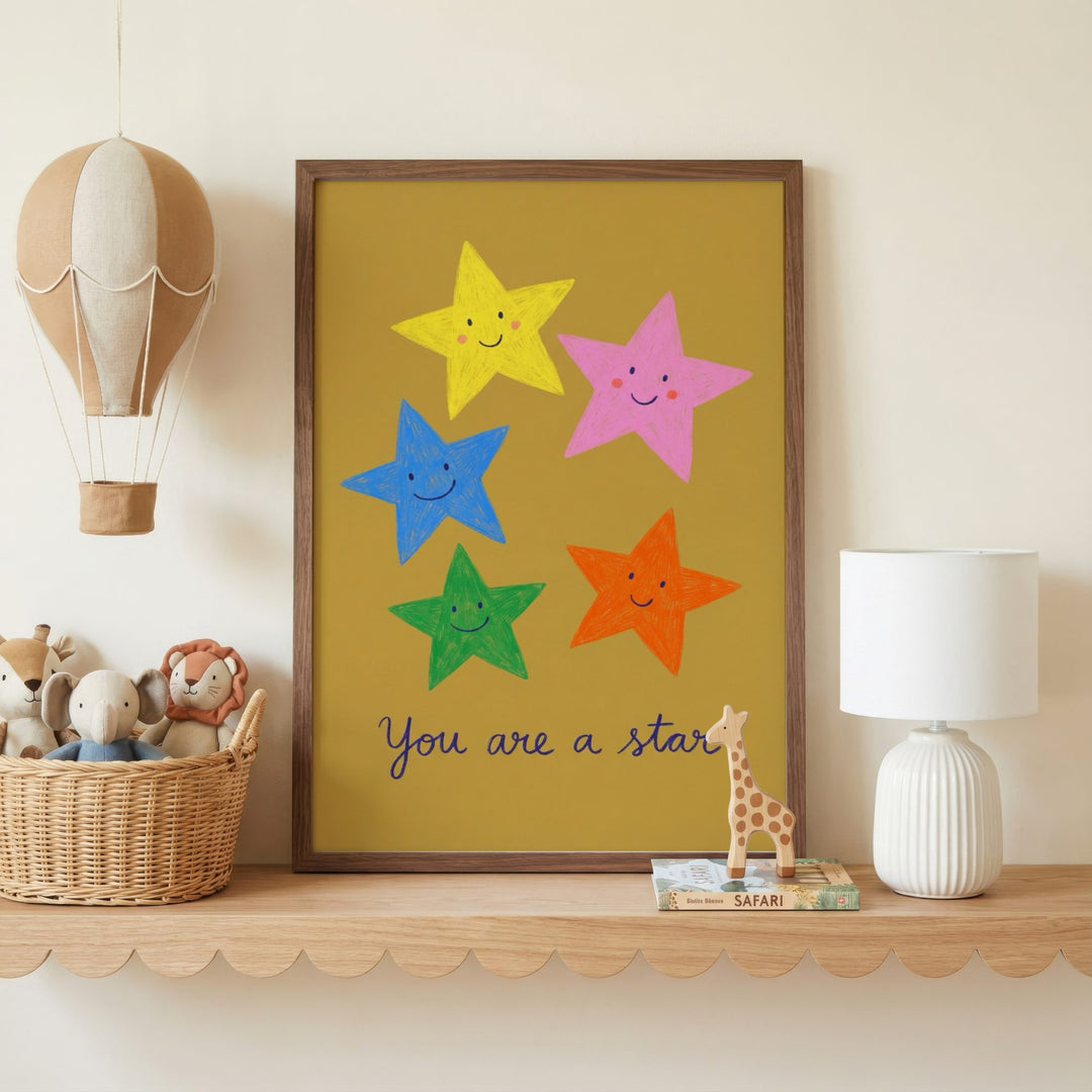 You Are a Star (Mustard) Print