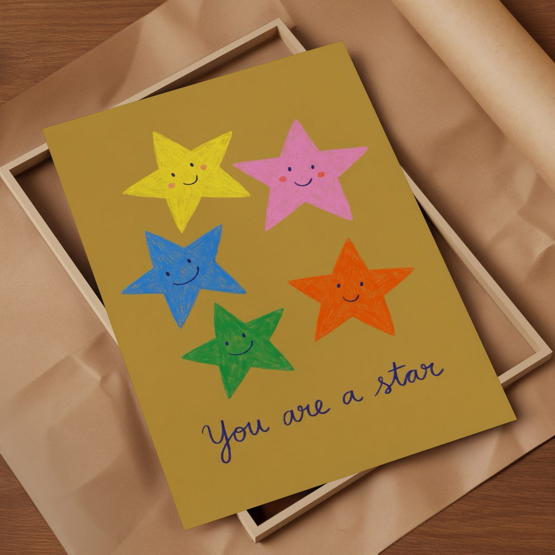 You Are a Star (Mustard) Print
