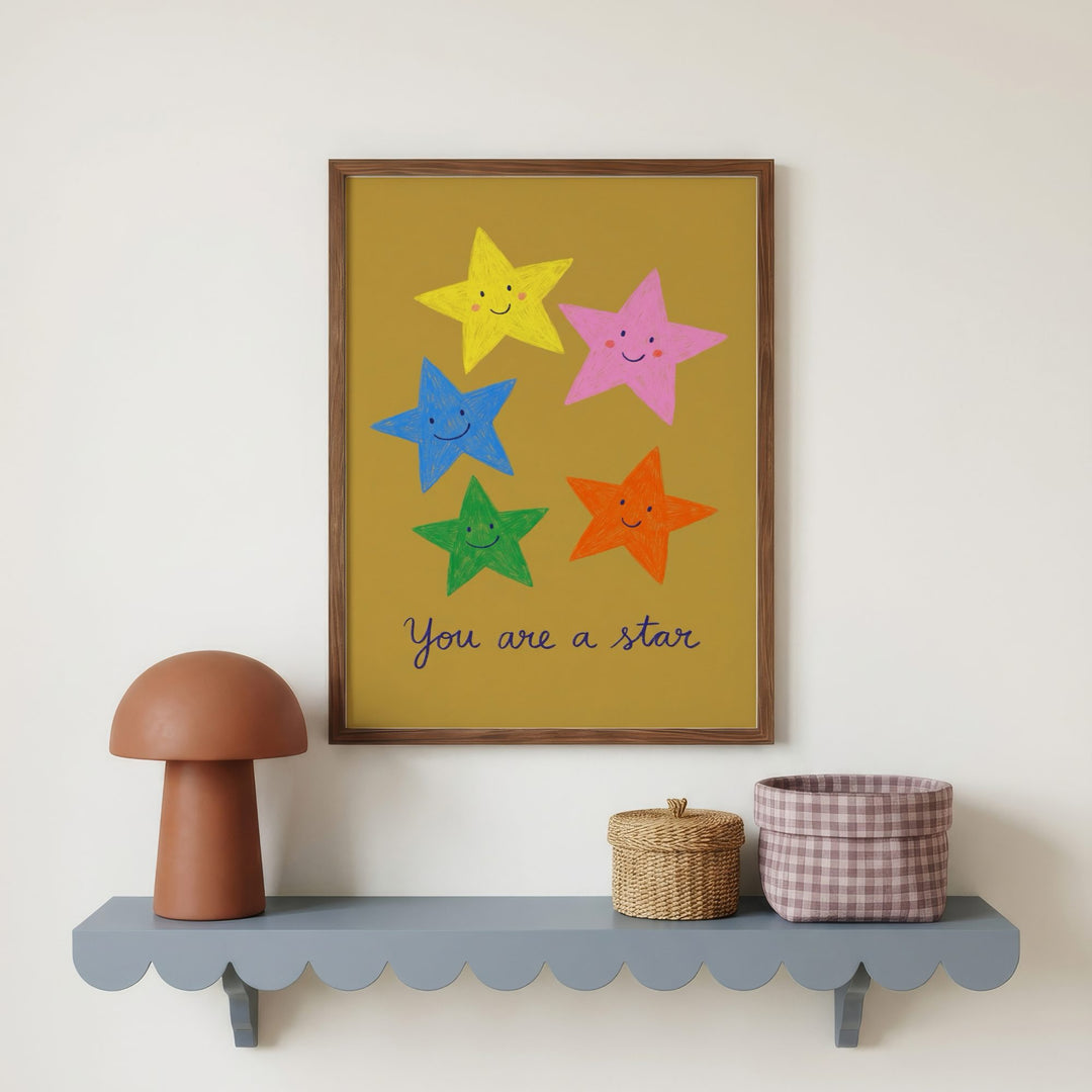 You Are a Star (Mustard) Print