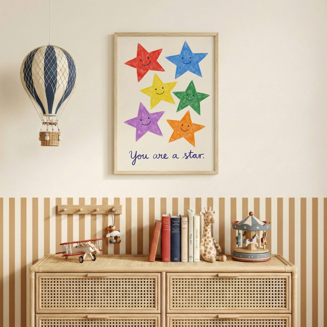 You Are a Star (Cream) Print