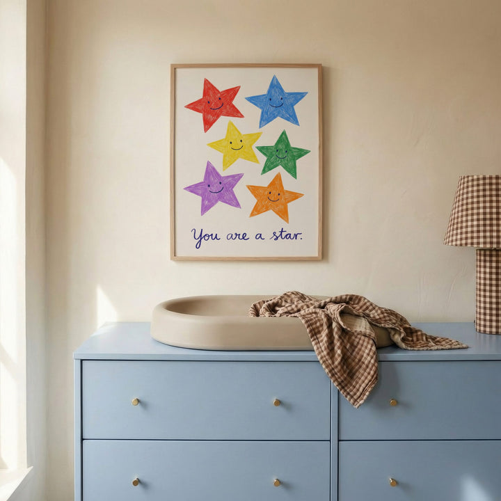 You Are a Star (Cream) Print