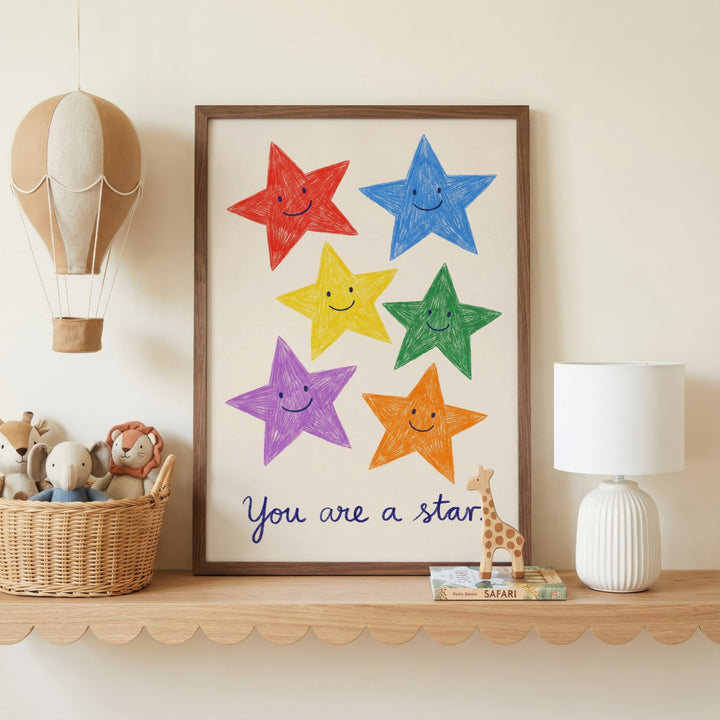 You Are a Star (Cream) Print