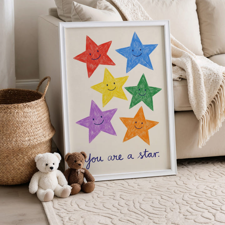 You Are a Star (Cream) Print