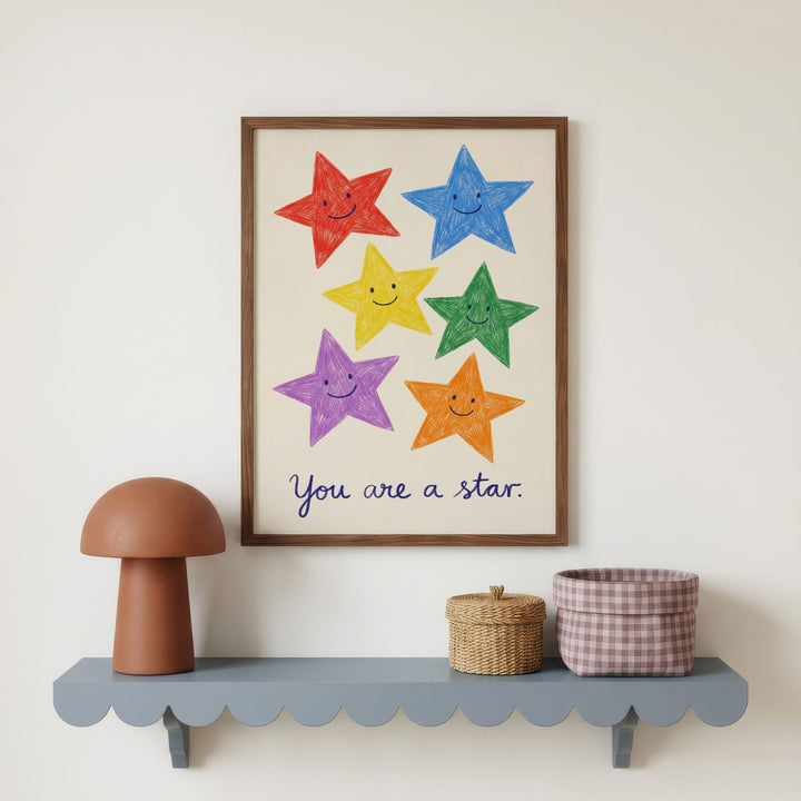 You Are a Star (Cream) Print