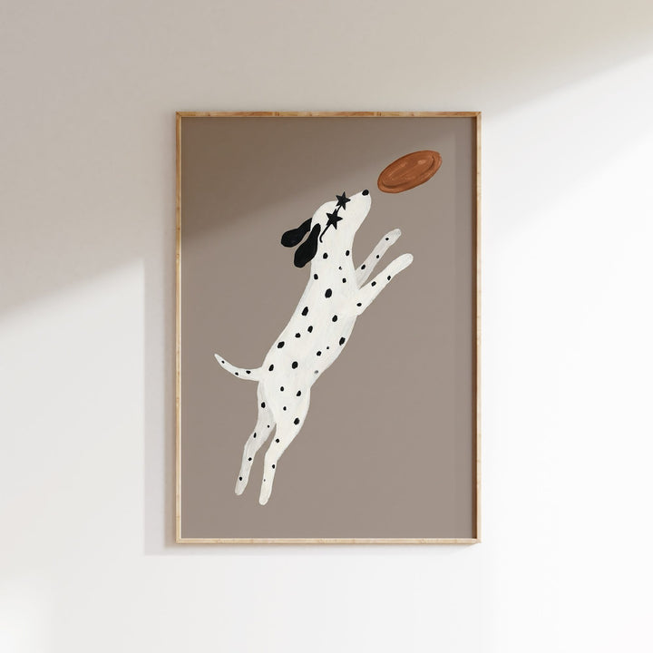 Football Dalmatian Print