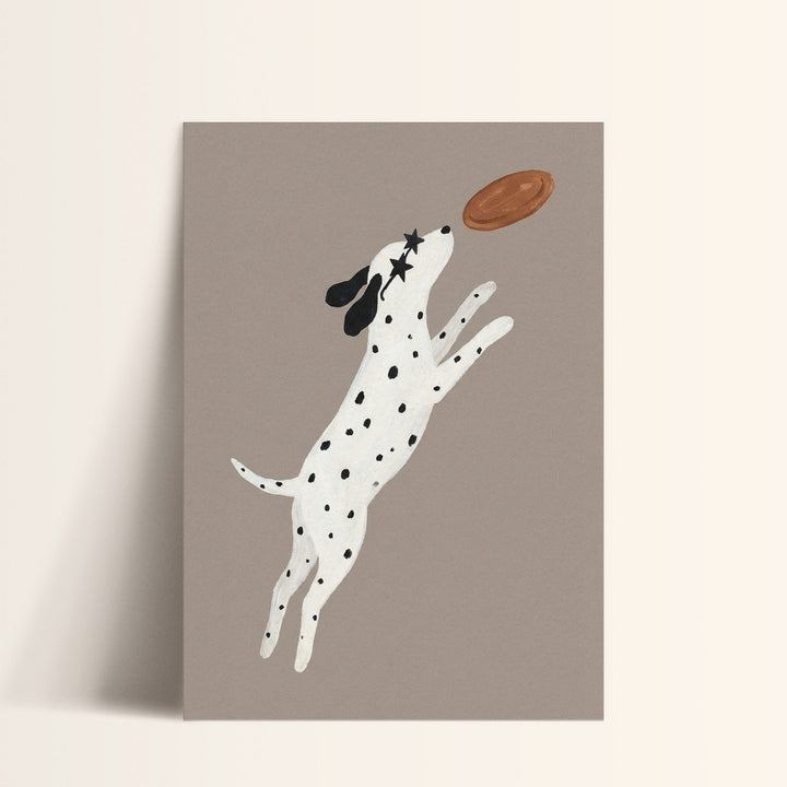 Football Dalmatian Print