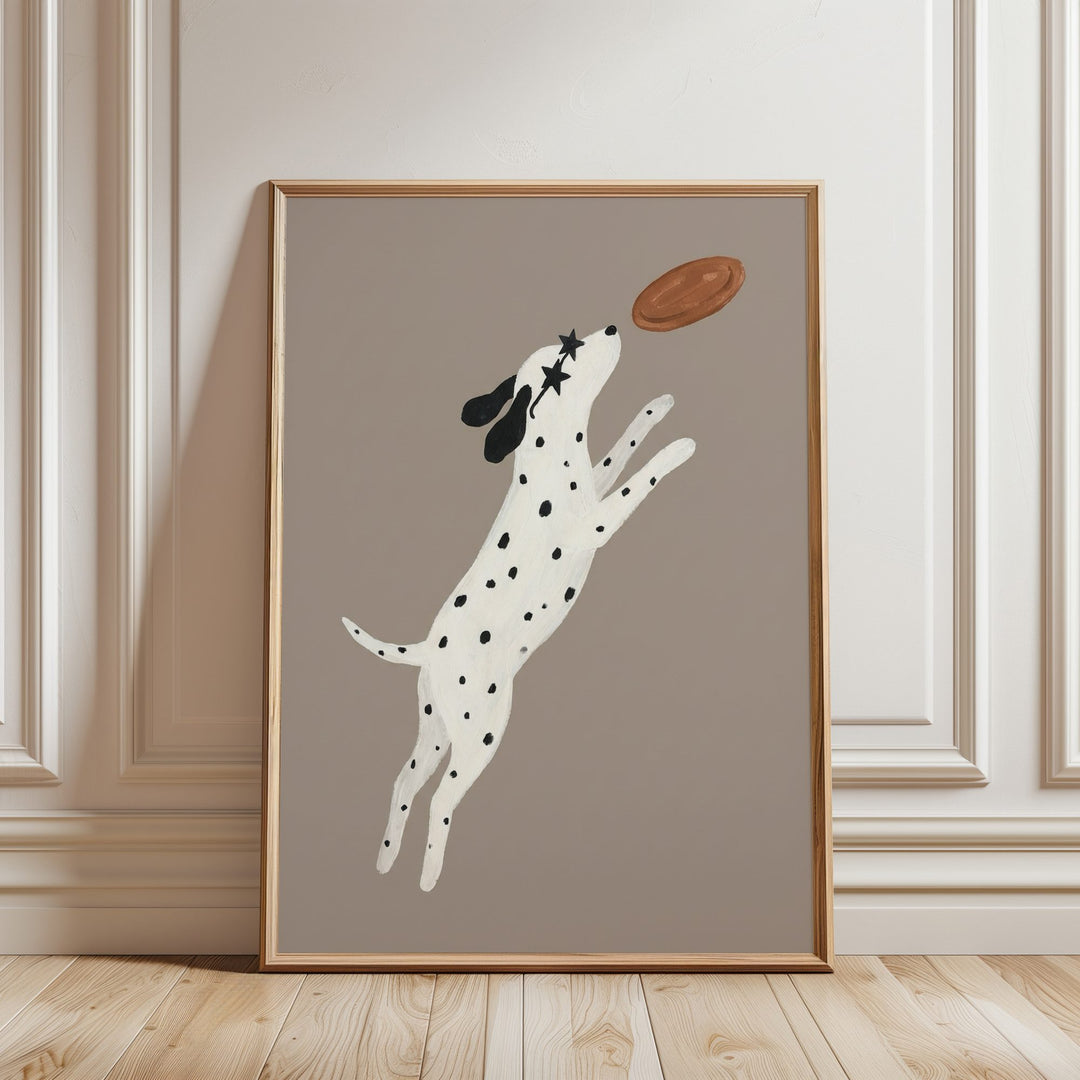 Football Dalmatian Print