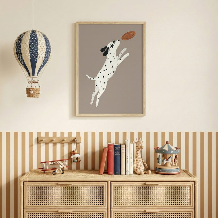 Football Dalmatian Print