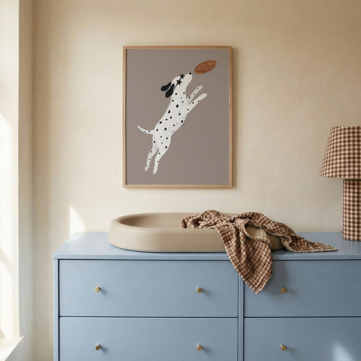 Football Dalmatian Print
