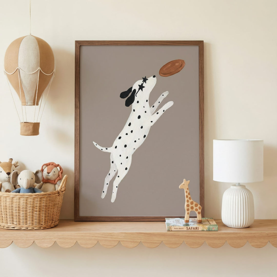 Football Dalmatian Print