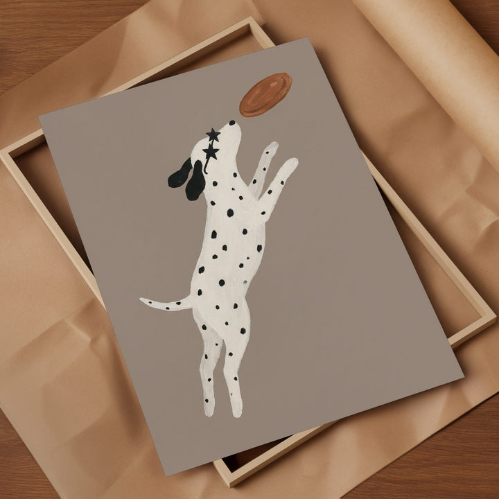Football Dalmatian Print