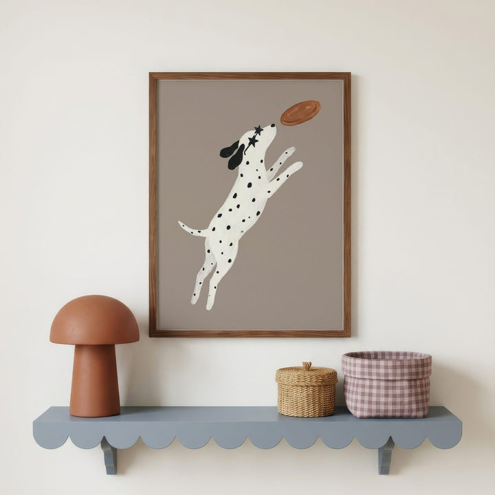 Football Dalmatian Print