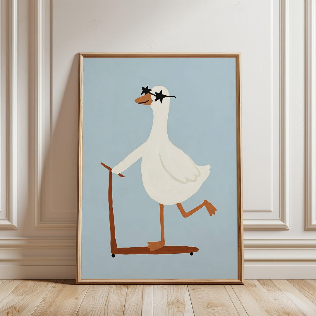 Scooter Goose Print