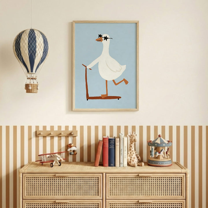 Scooter Goose Print