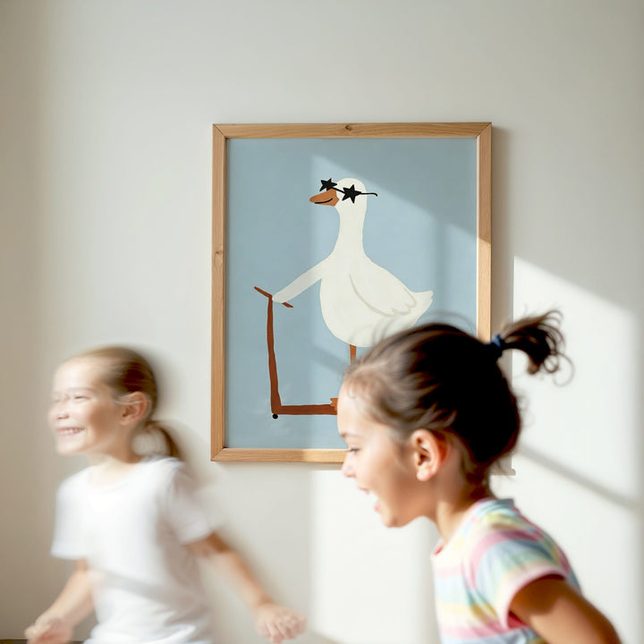 Scooter Goose Print