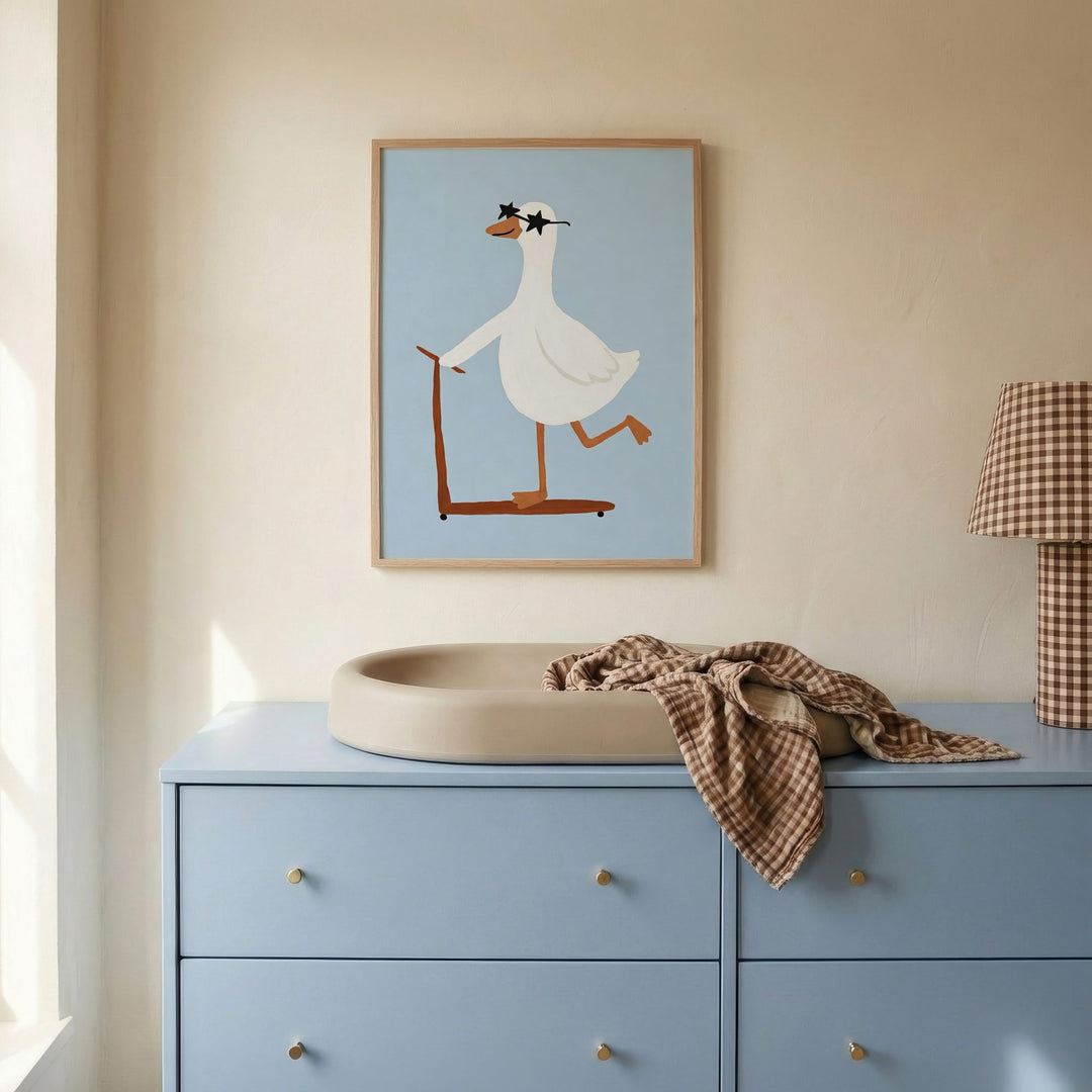 Scooter Goose Print