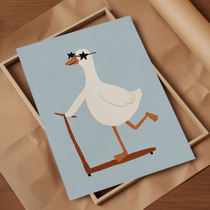 Scooter Goose Print