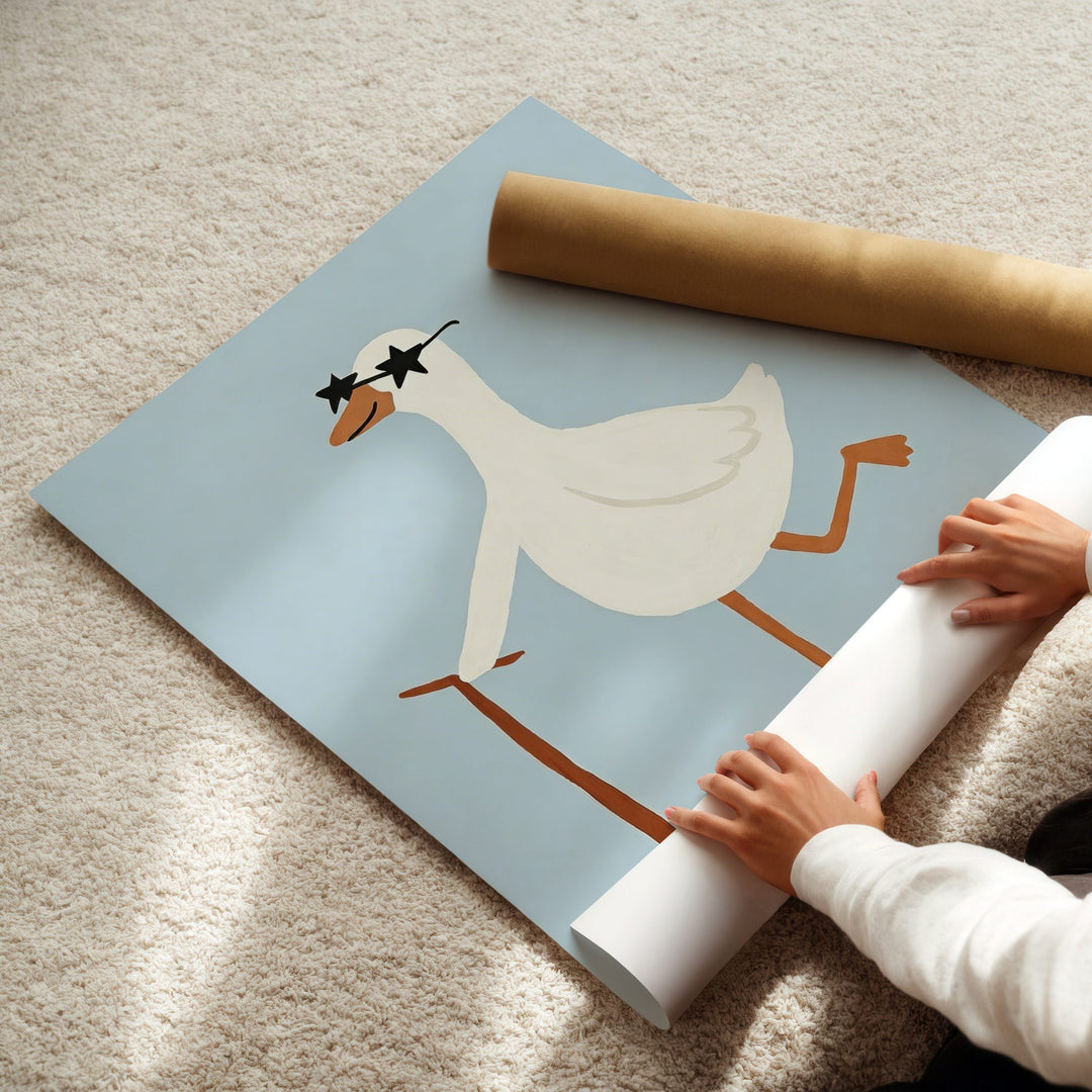 Scooter Goose Print