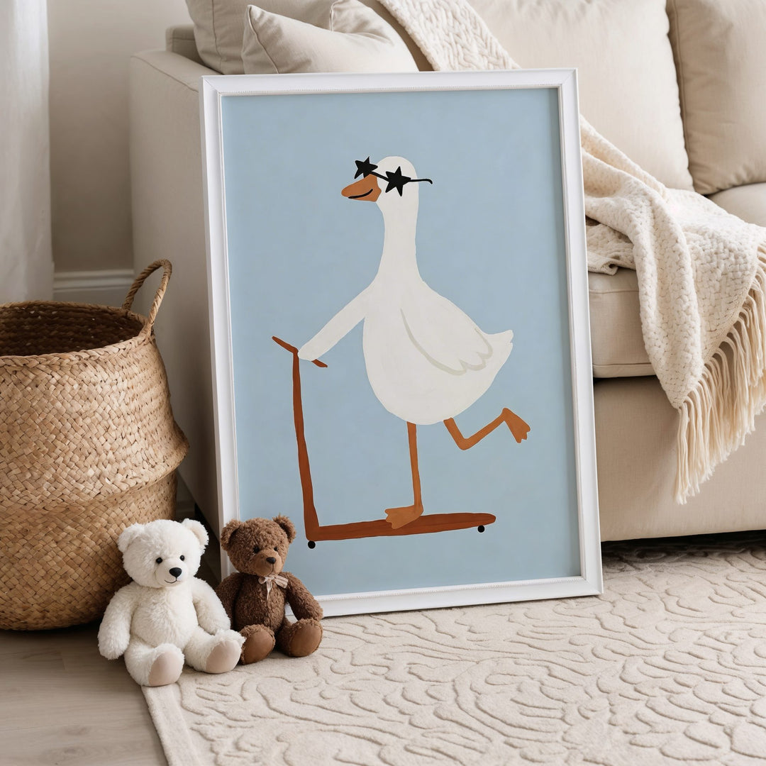 Scooter Goose Print