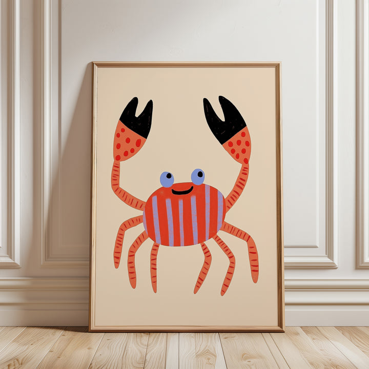 Happy Crab Print