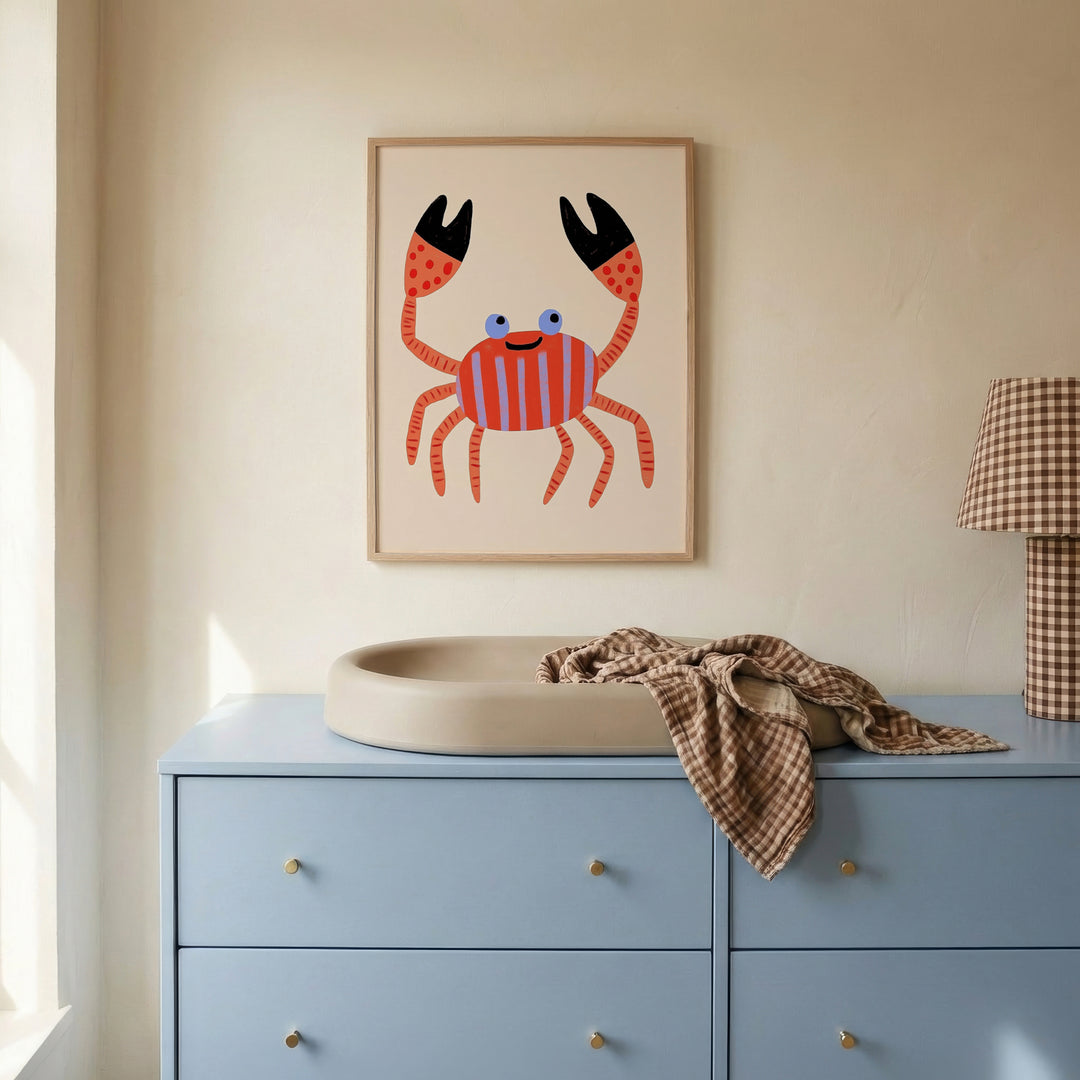 Happy Crab Print