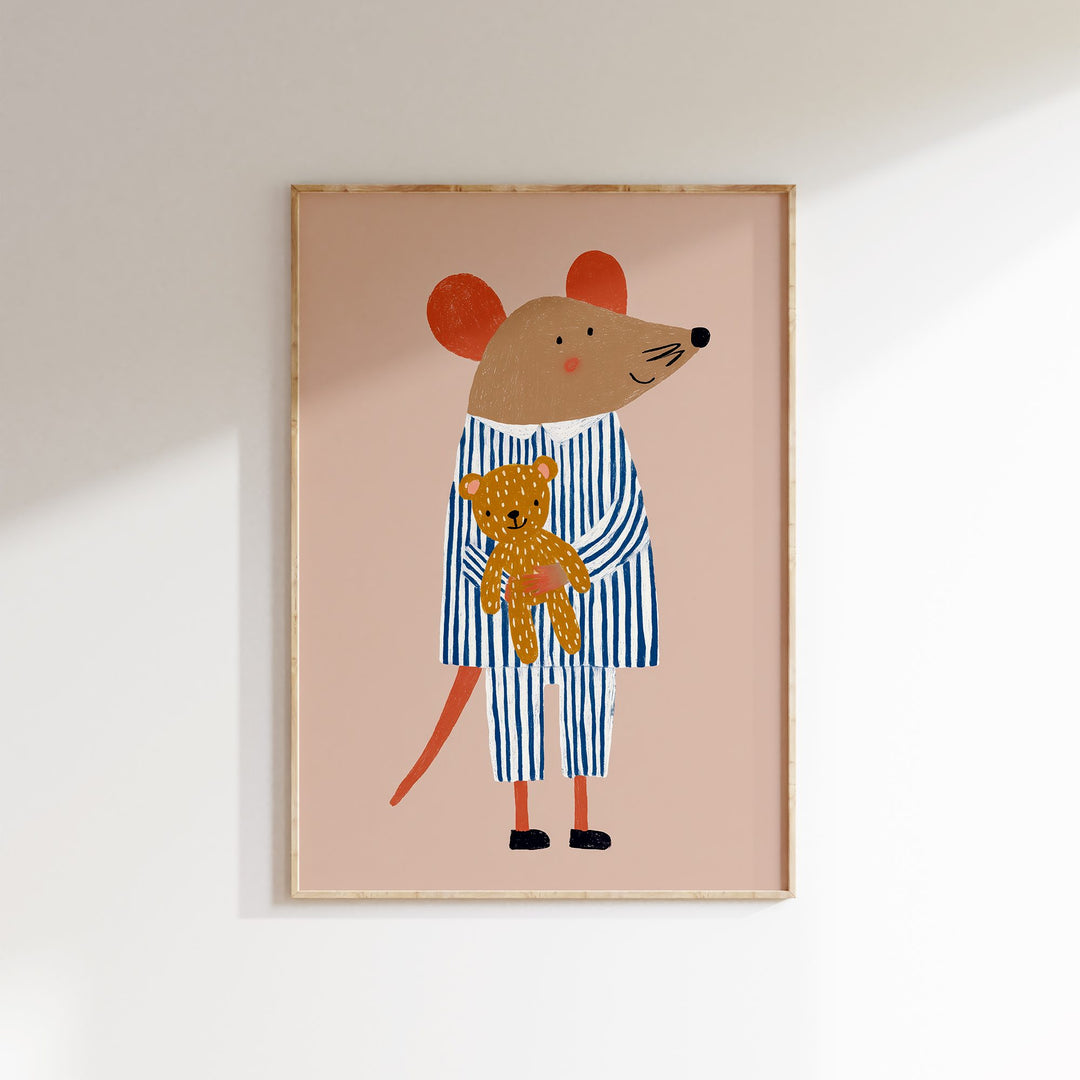Bedtime Mouse Print