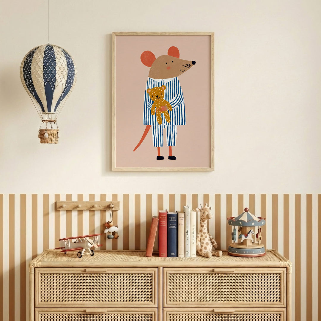 Bedtime Mouse Print