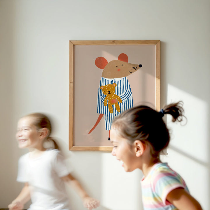 Bedtime Mouse Print