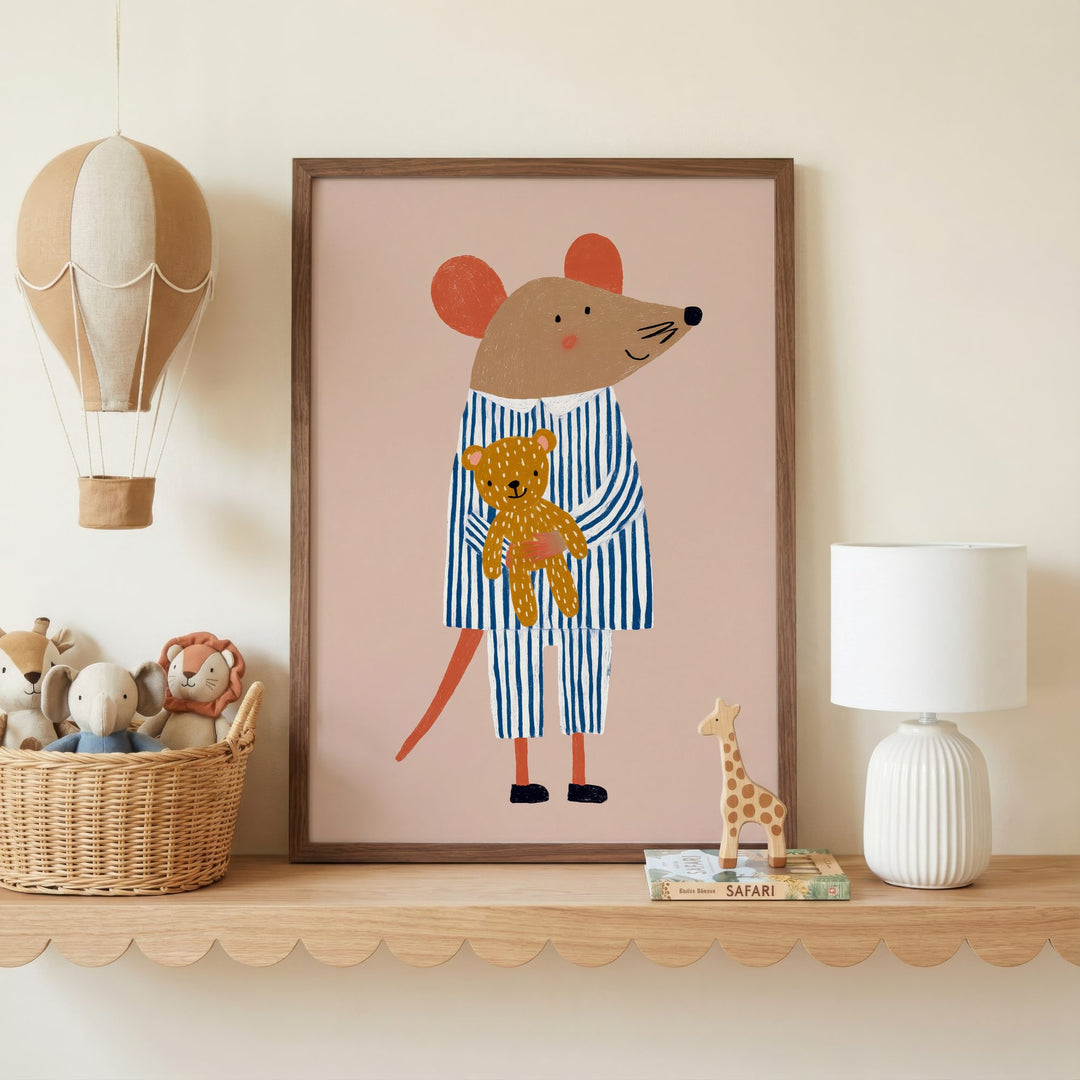 Bedtime Mouse Print