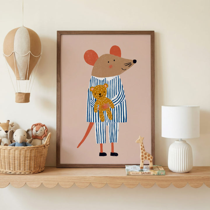 Bedtime Mouse Print