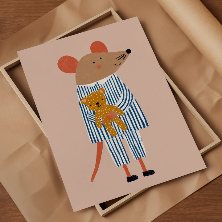Bedtime Mouse Print