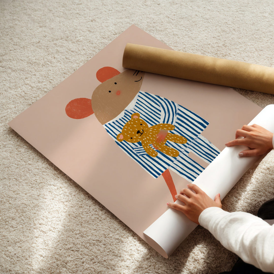 Bedtime Mouse Print