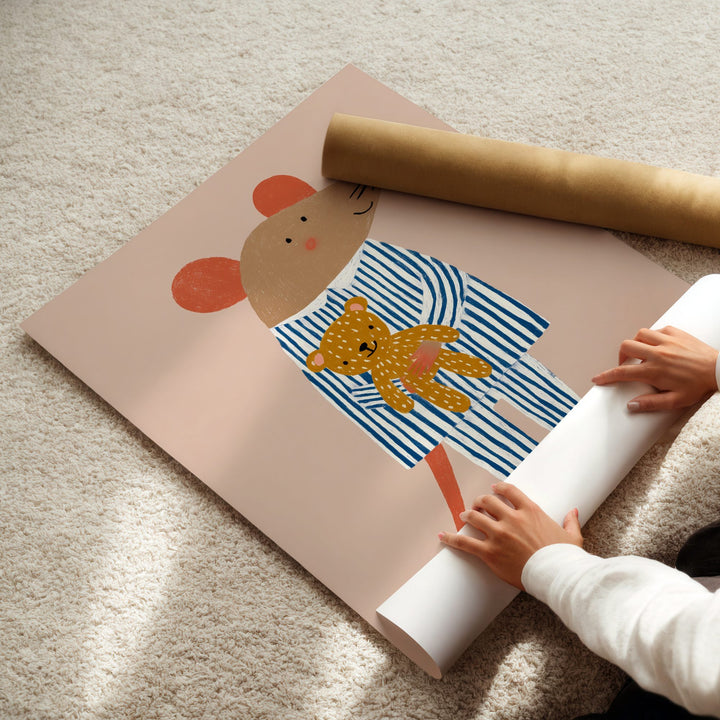 Bedtime Mouse Print