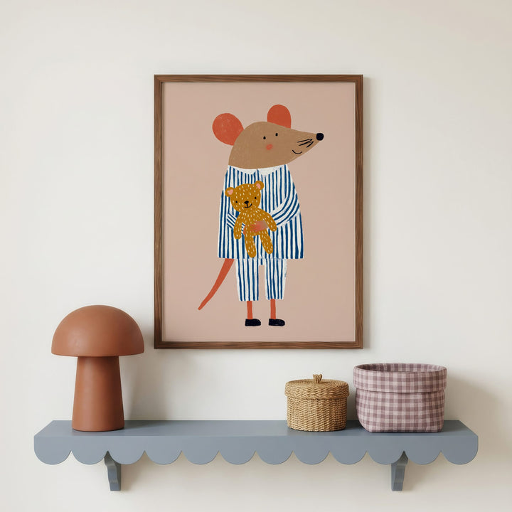 Bedtime Mouse Print