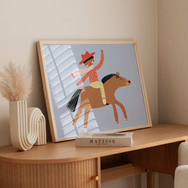 Little Cowboy Print