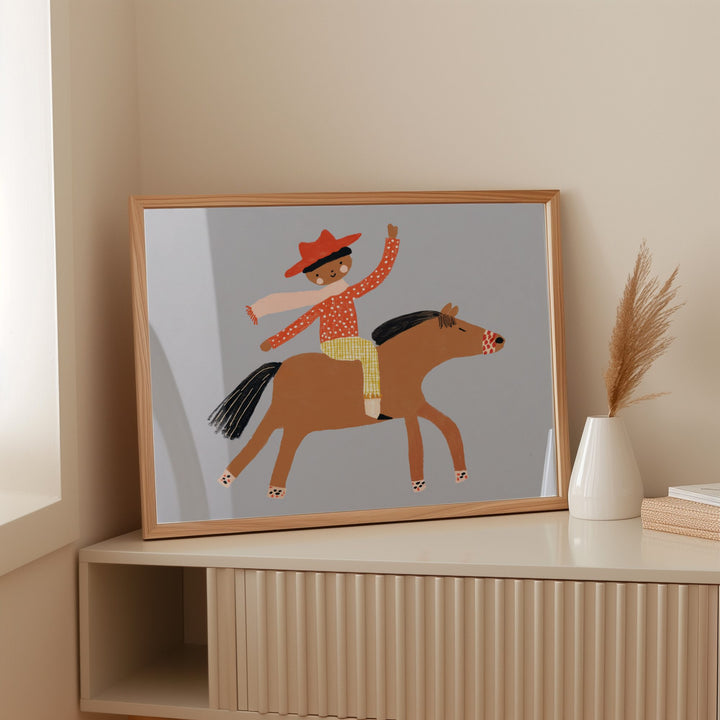 Little Cowboy Print