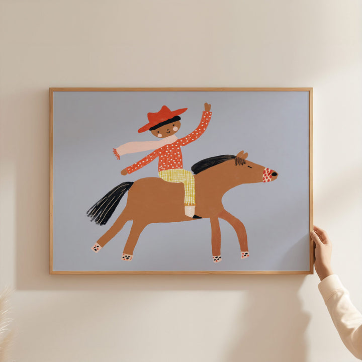 Little Cowboy Print