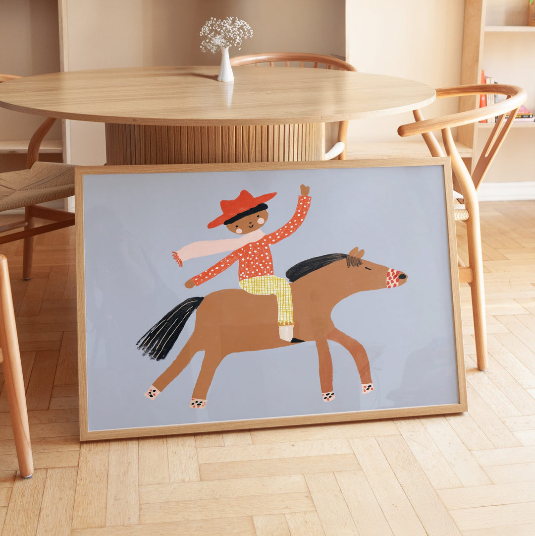 Little Cowboy Print