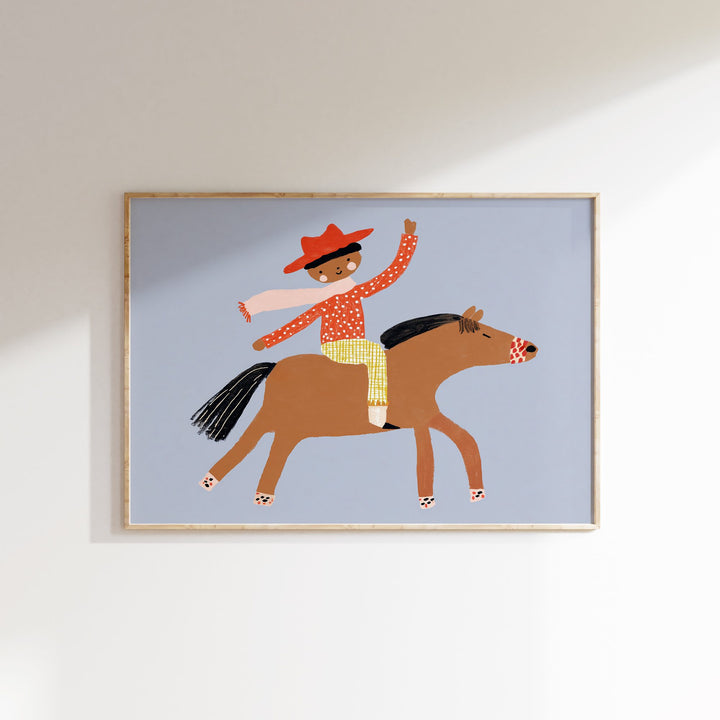 Little Cowboy Print