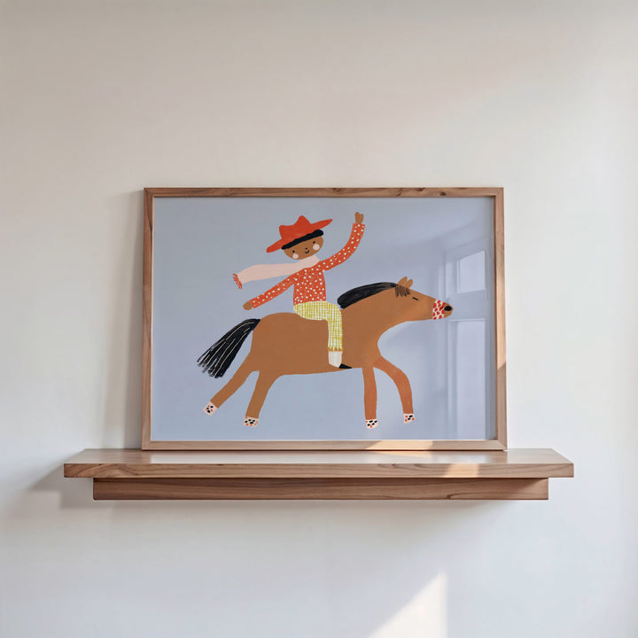 Little Cowboy Print