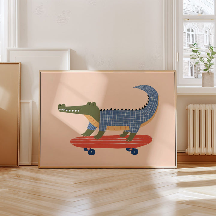 Skater Crocodile Print
