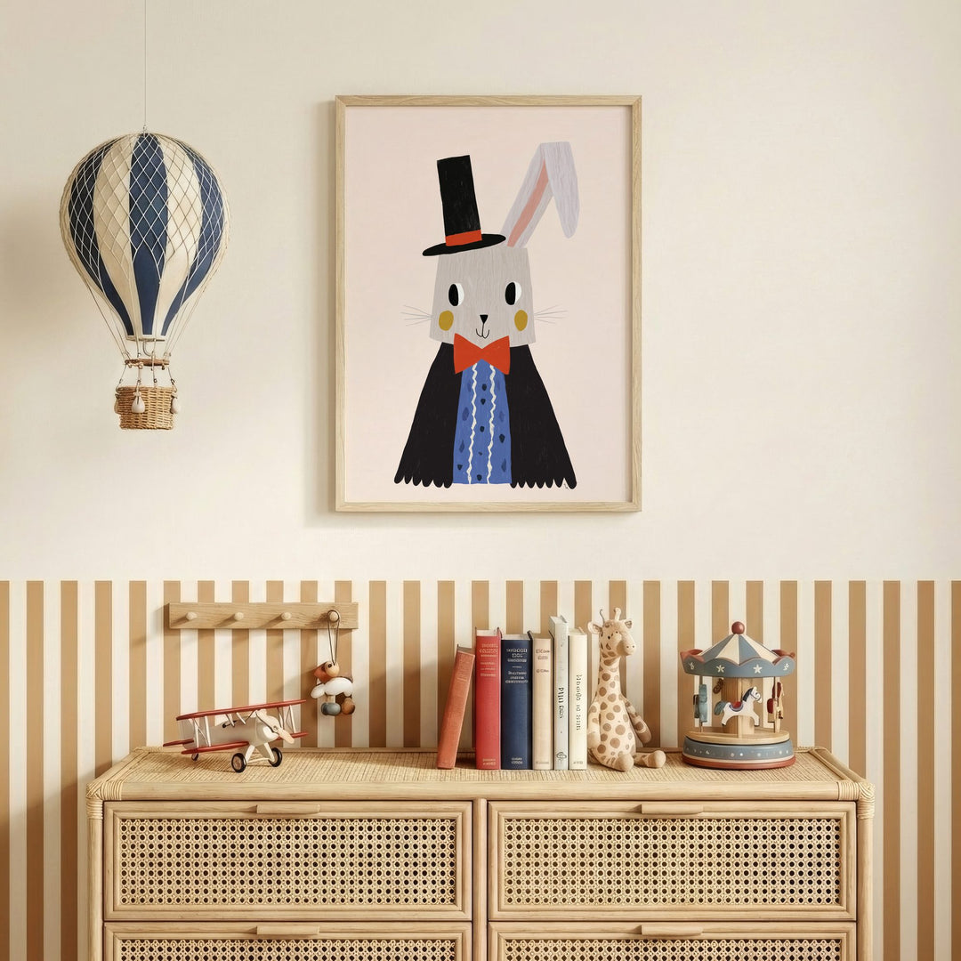 Magician Rabbit Print
