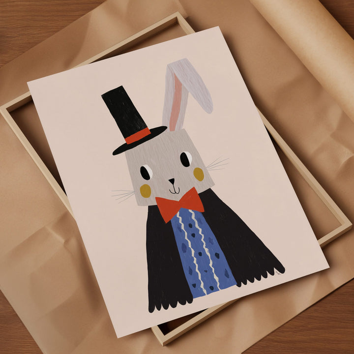 Magician Rabbit Print