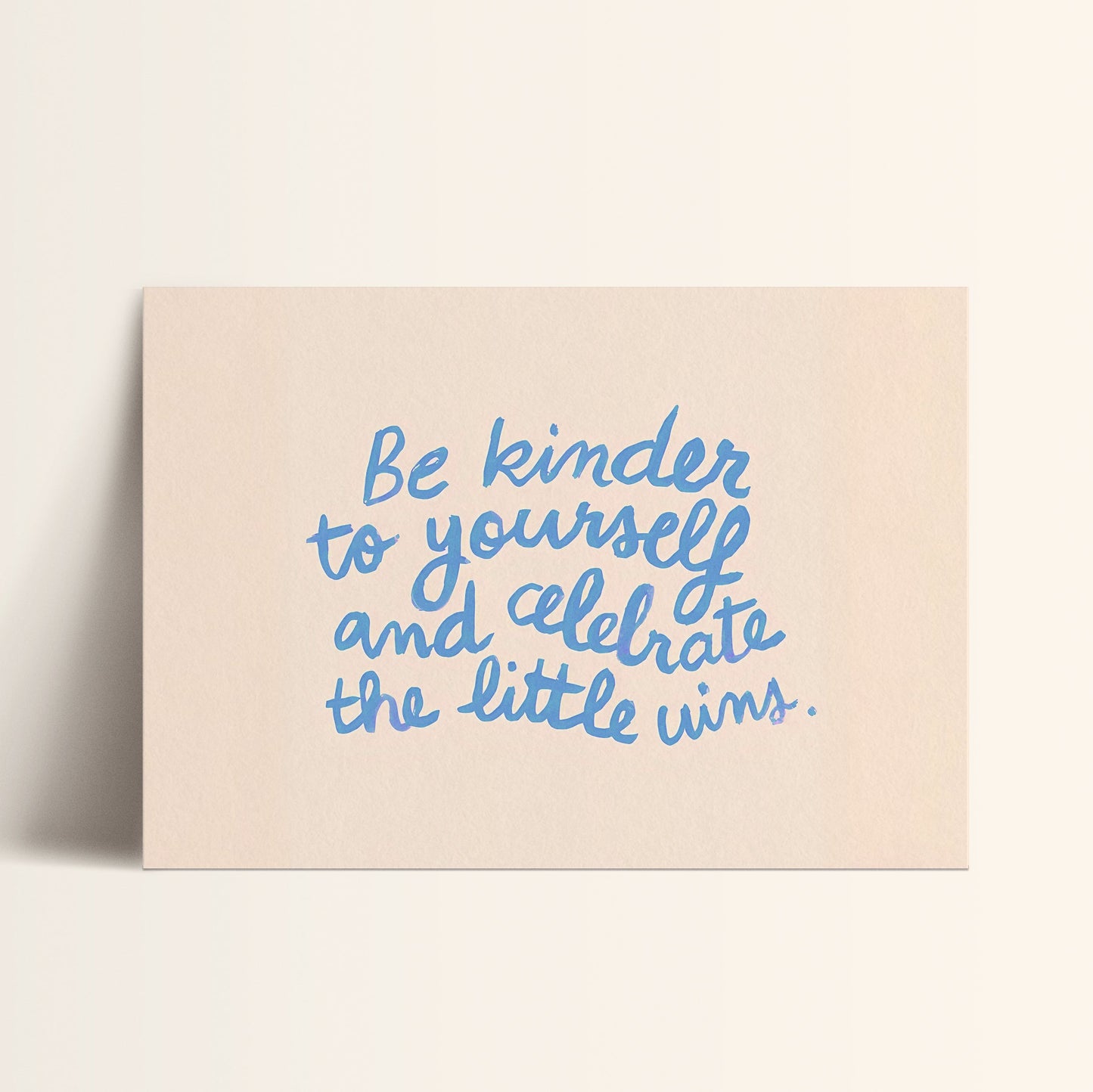 Be Kinder Blue  | Physical Print