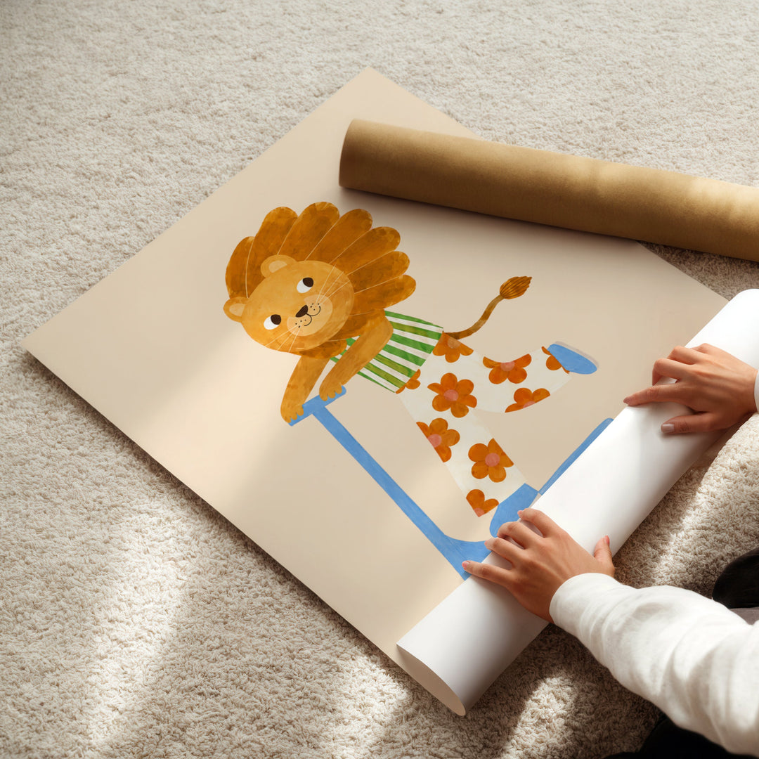 Buttercup the Bloom Lion Print