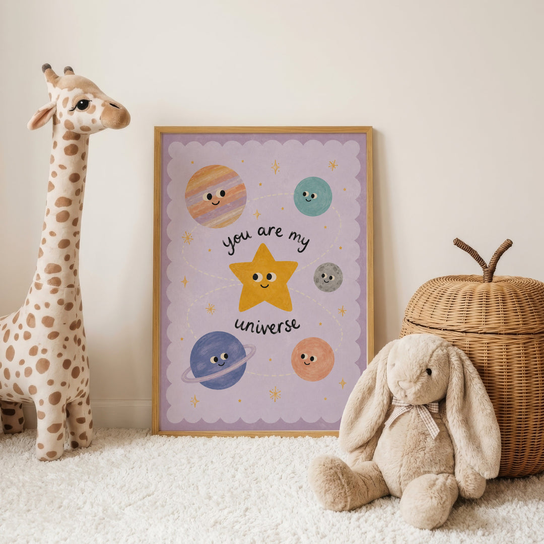 You Are My Universe Print