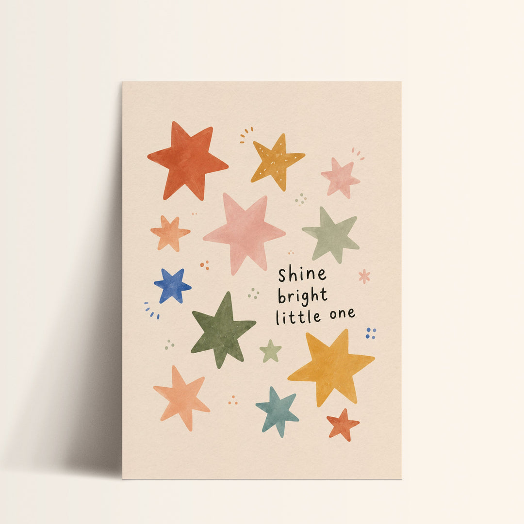 Shine Bright Little One Print